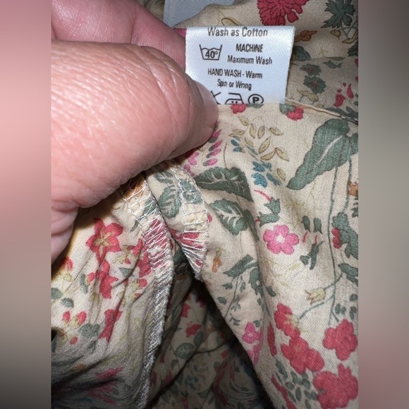 OXFORD SHIRT CO. Womens 100% Cotton Floral Liberty Long SleeveShirt Sz 10 - Picture 12 of 12